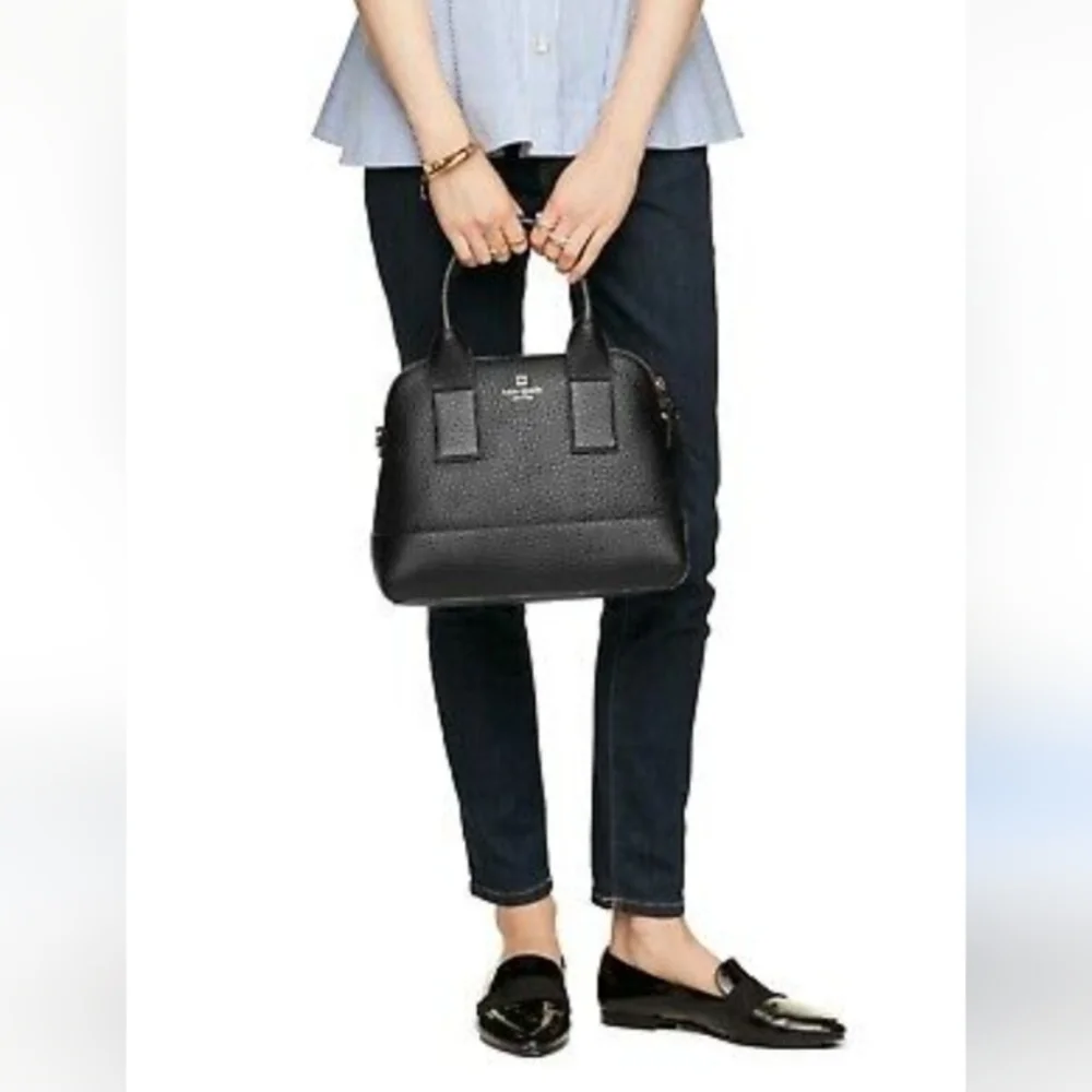 Kate Spade Southport Jenny satchel bag black leather